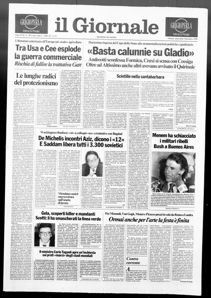 Il giornale : quotidiano del mattino